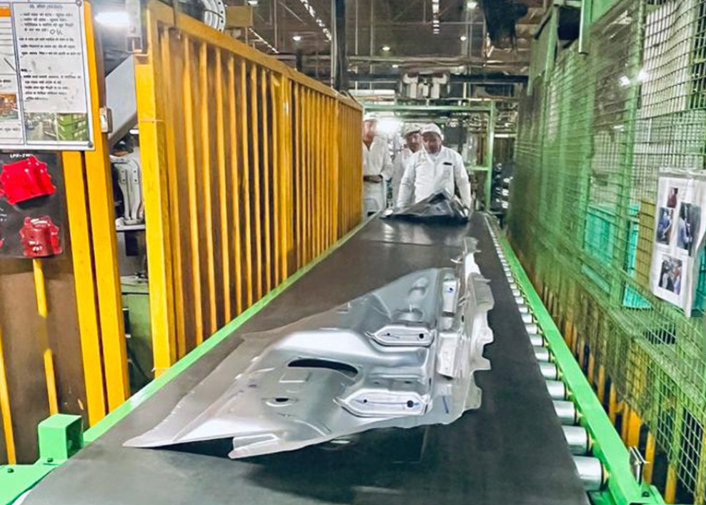 Flat belt conveyor