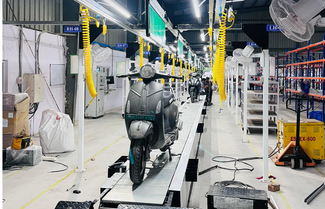 Two Wheeler Assembly Conveyor