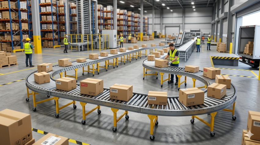 Flexible Roller Conveyors for Modern Industries