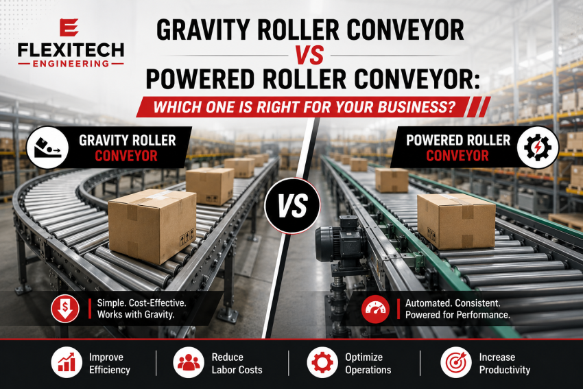 Gravity Roller Conveyor vs Powered Roller Conveyor
