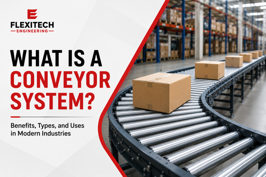 What is a conveyor system?