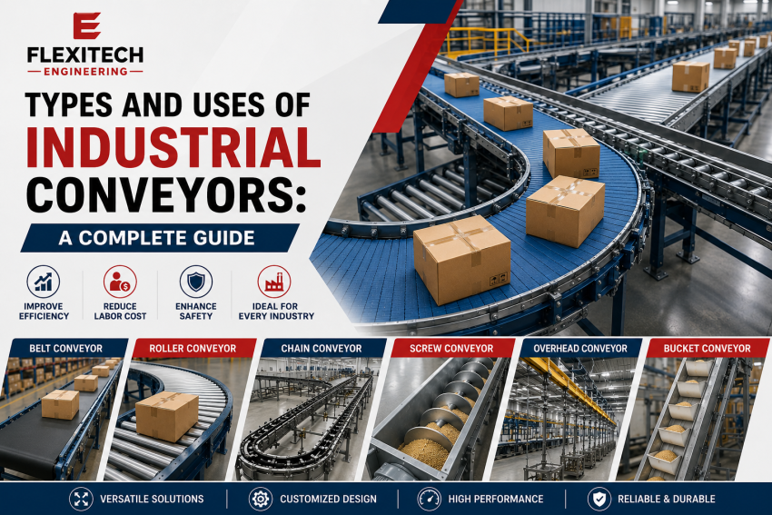 Types and Uses of Industrial Conveyors: A Complete Guide