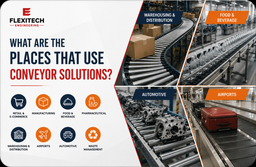 What Are the Places That Use Conveyor Solutions?